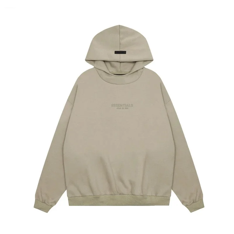 Fear of God Fear of God Essentials Oversized Hoodie 2440 Light Beige Beige - 1