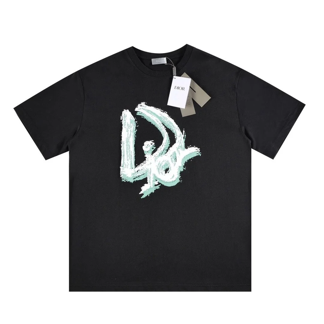 Dior Dior Dior Logo Black T-Shirt Black - 1