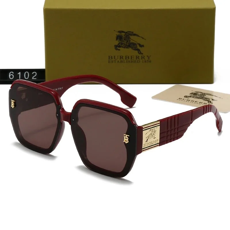 Burberry Burberry 6102-F Square Sunglasses Red - 1