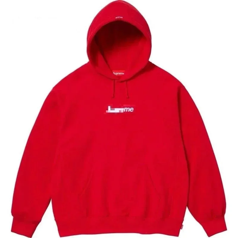Supreme Supreme Box Logo Red Hoodie Red - 1
