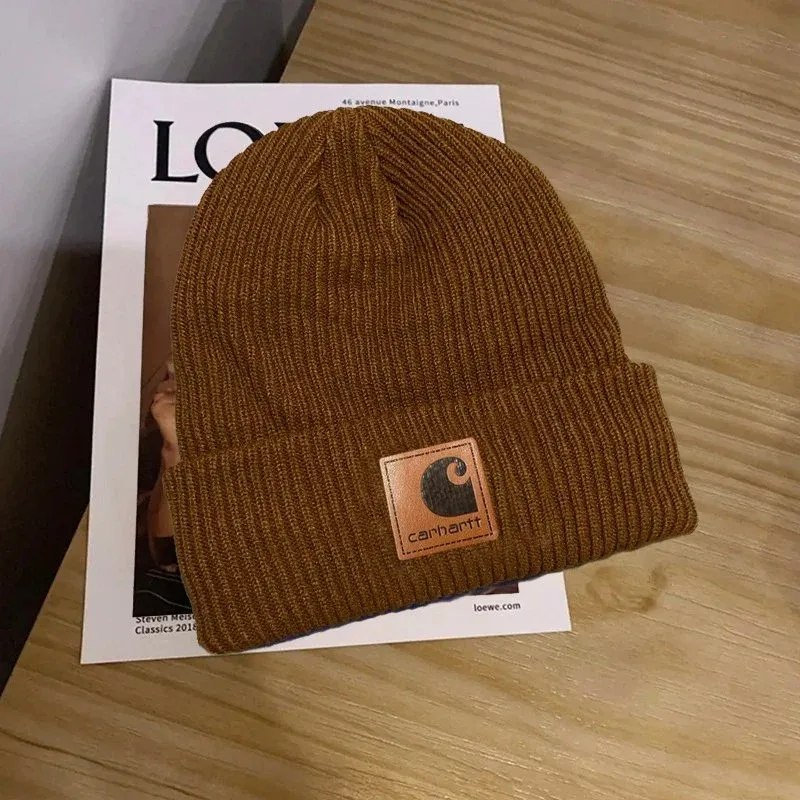 Carhartt Carhartt C标--咖色 Beanie Hat Brown