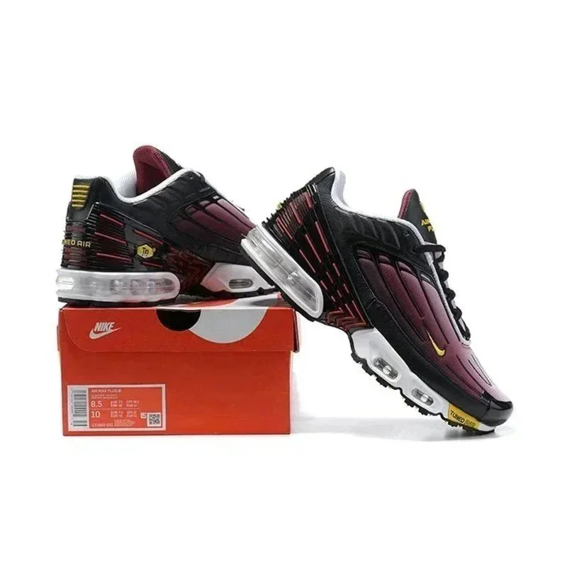 Nike Nike Air Max Plus Tuned Air Black/Burgundy Sneakers Black - 1