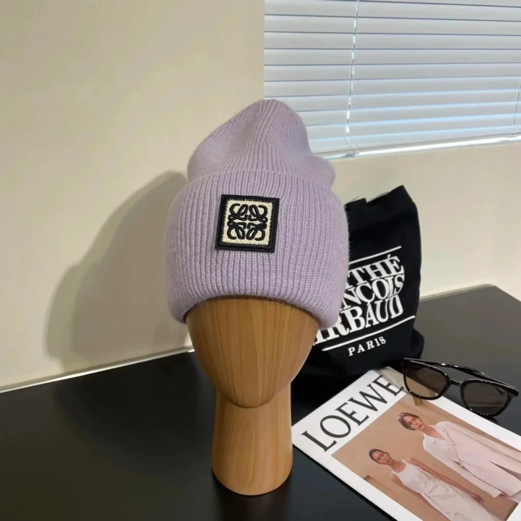 Loewe Loewe Anagram Beanie Purple Purple