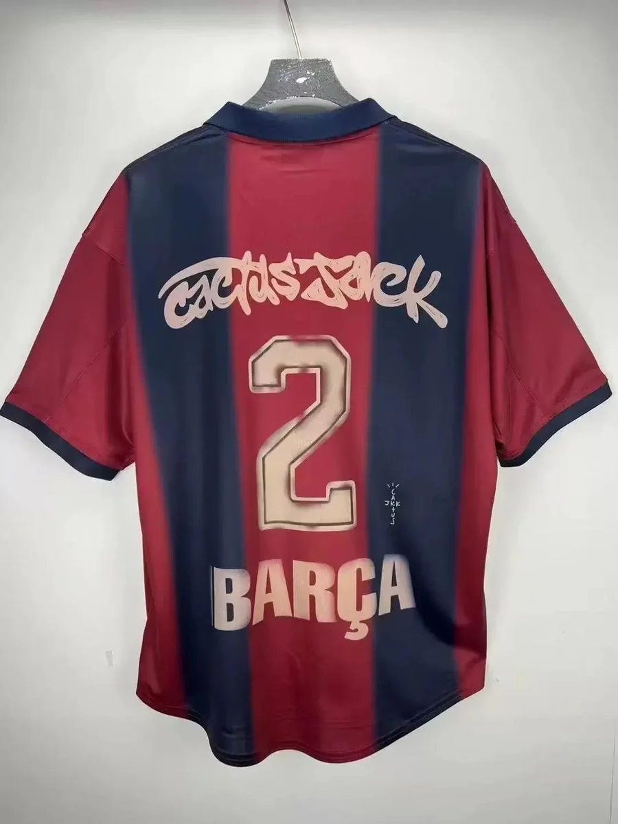 Travis Scott Travis Scott Cactus Jack Barcelona Retro Jersey Red
