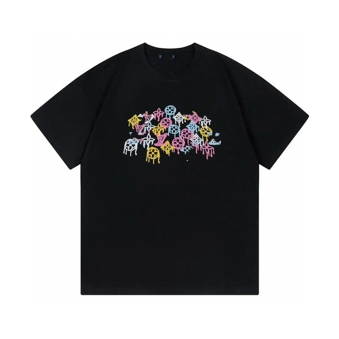 Louis Vuitton Louis Vuitton Monogram Multicolor Drip T-Shirt Black
