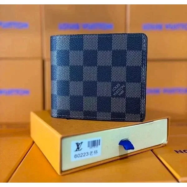 Louis Vuitton Louis Vuitton Damier Navy/Gray Bifold Wallet Navy