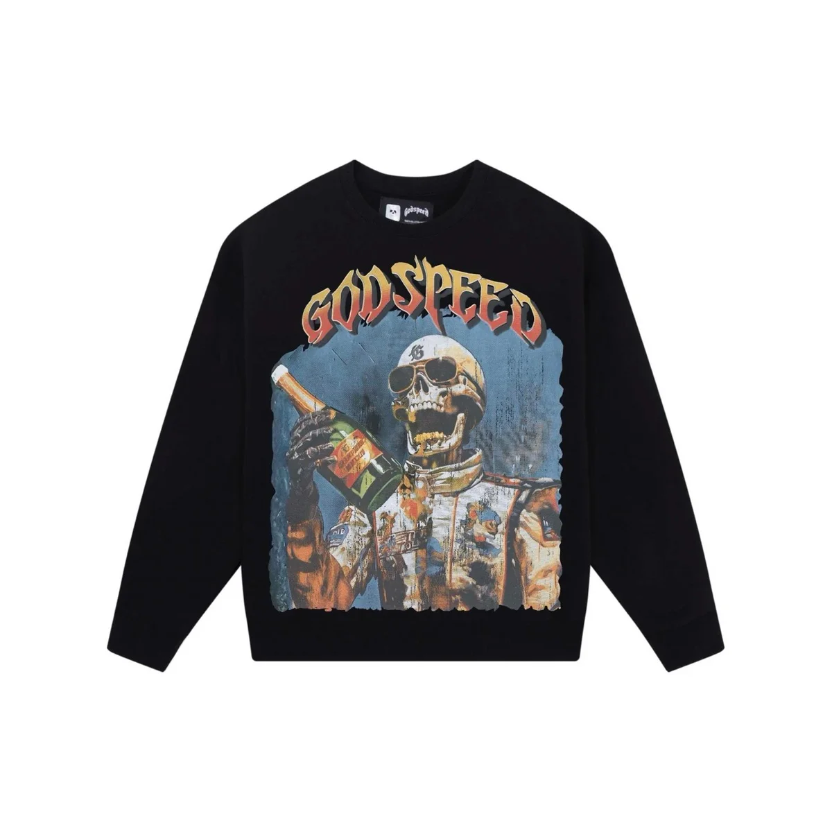 Godspeed Godspeed Black 'Godspeed' Graphic Sweatshirt Black - 1