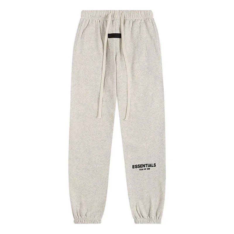 Fear of God Fear of God Essentials Heather Grey Sweatpants Grey - 1