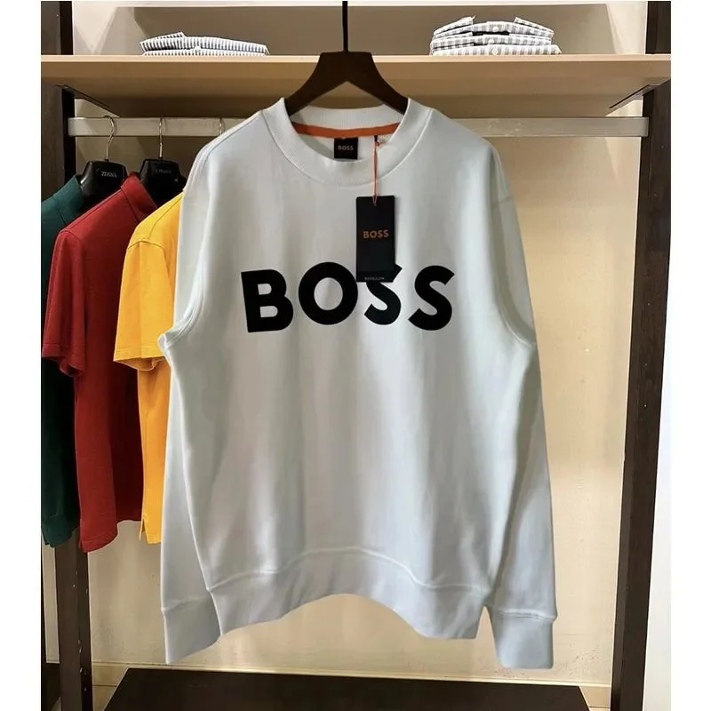 Hugo Boss Boss White/Black Logo Sweatshirt White - 1