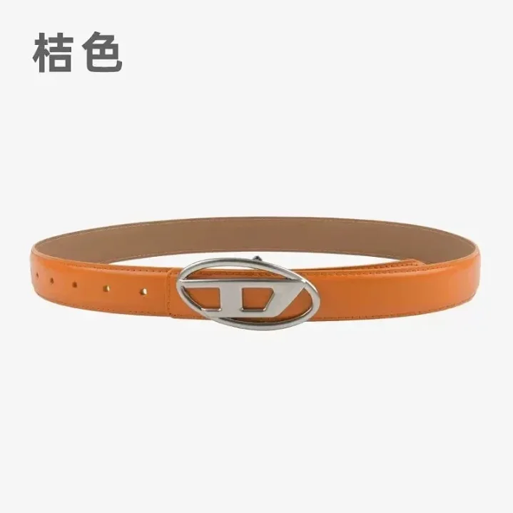 Dolce & Gabbana Dolce & Gabbana Orange Belt with Silver Buckle Orange - 1