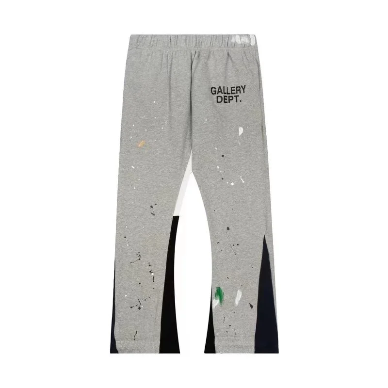 Gallery Dept. Gallery Dept. Art That Kills Grey Paint-Splatter Sweatpants Grey - 1