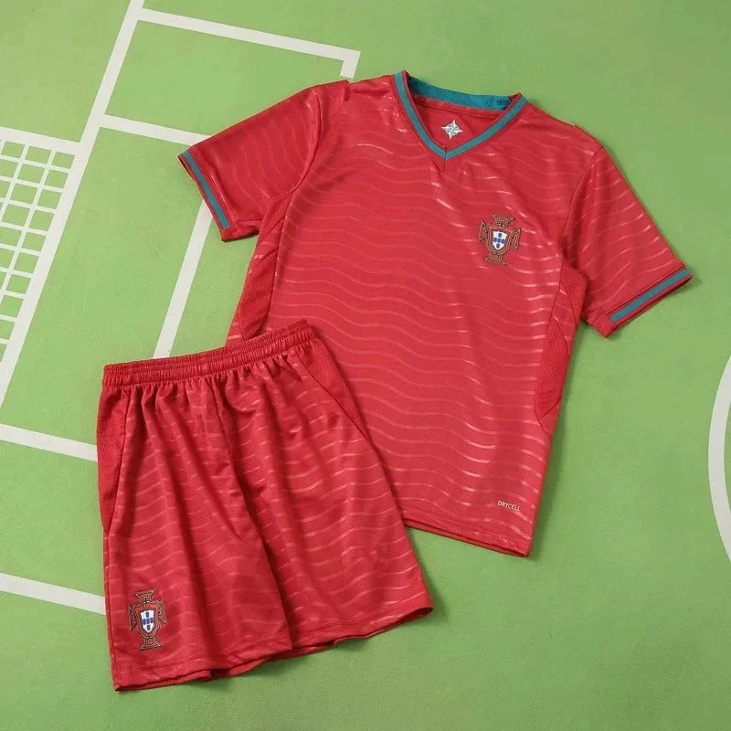 Nike Nike Mercurial Portugal Kids Soccer Jersey & Shorts Set Red