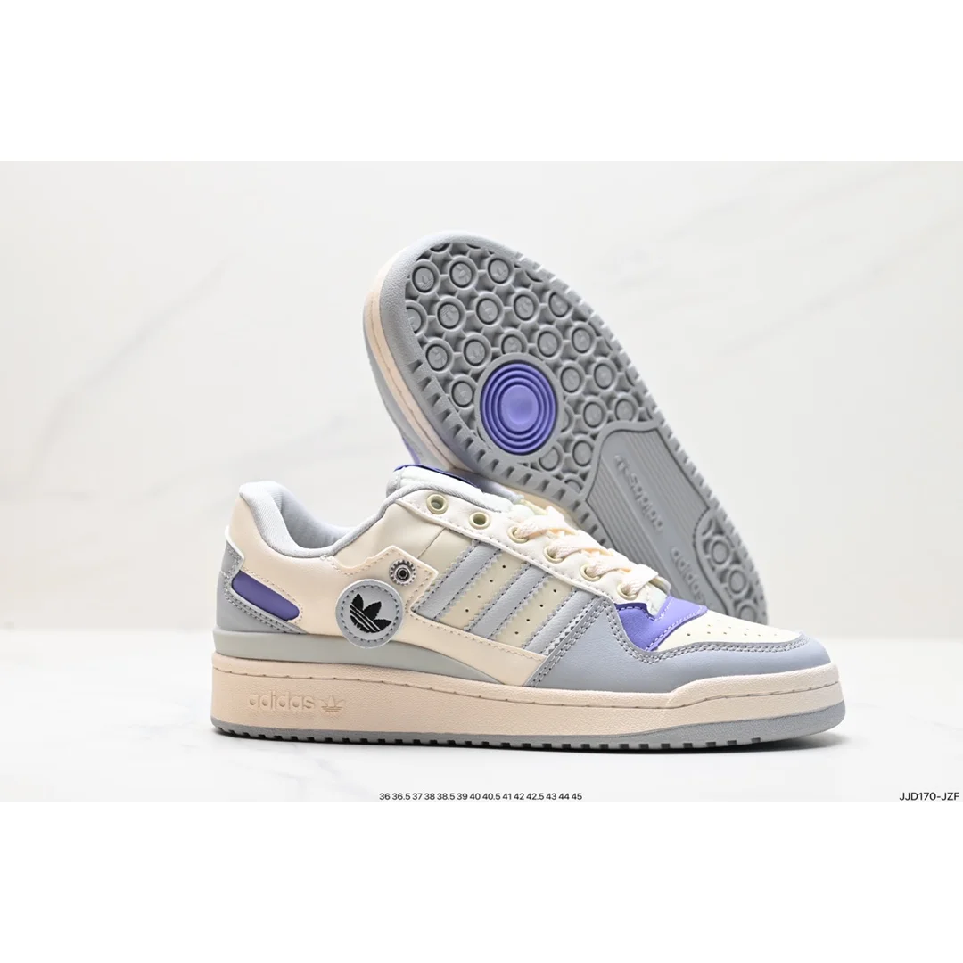 Adidas Adidas Forum Cream/Grey/Purple Sneakers Multicolor