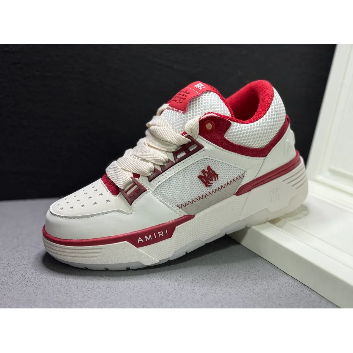 Amiri B-14 Red White Sneakers