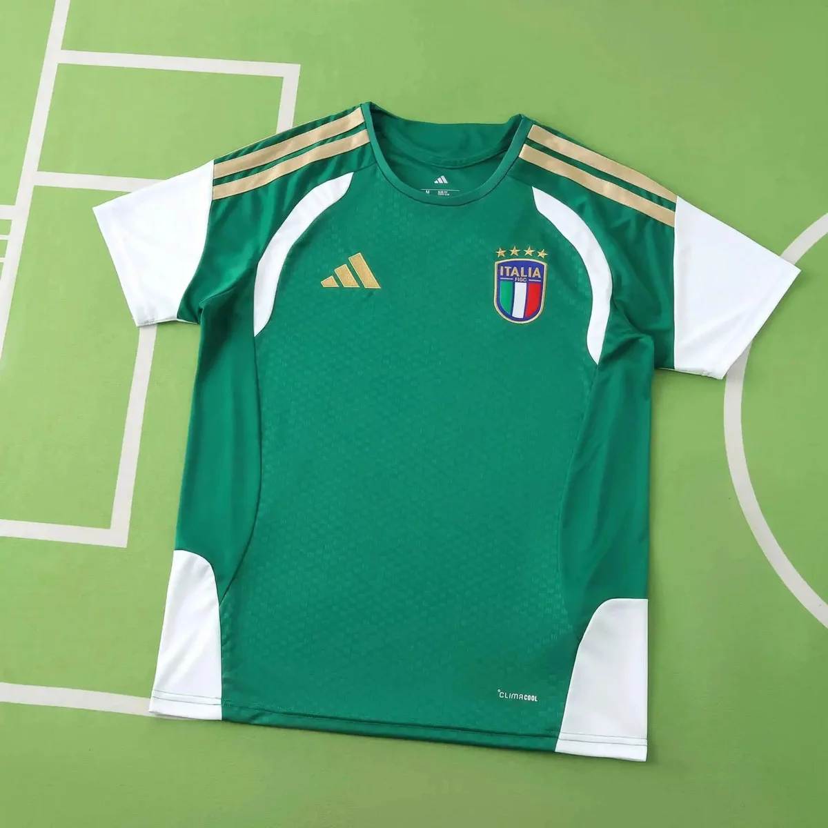 Adidas Adidas Italia Home Jersey Green White Sporty Green - 1