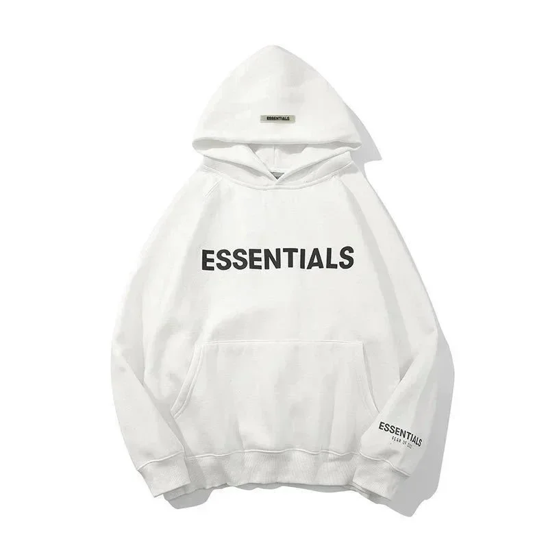 Fear of God Fear of God Essentials White Hoodie White