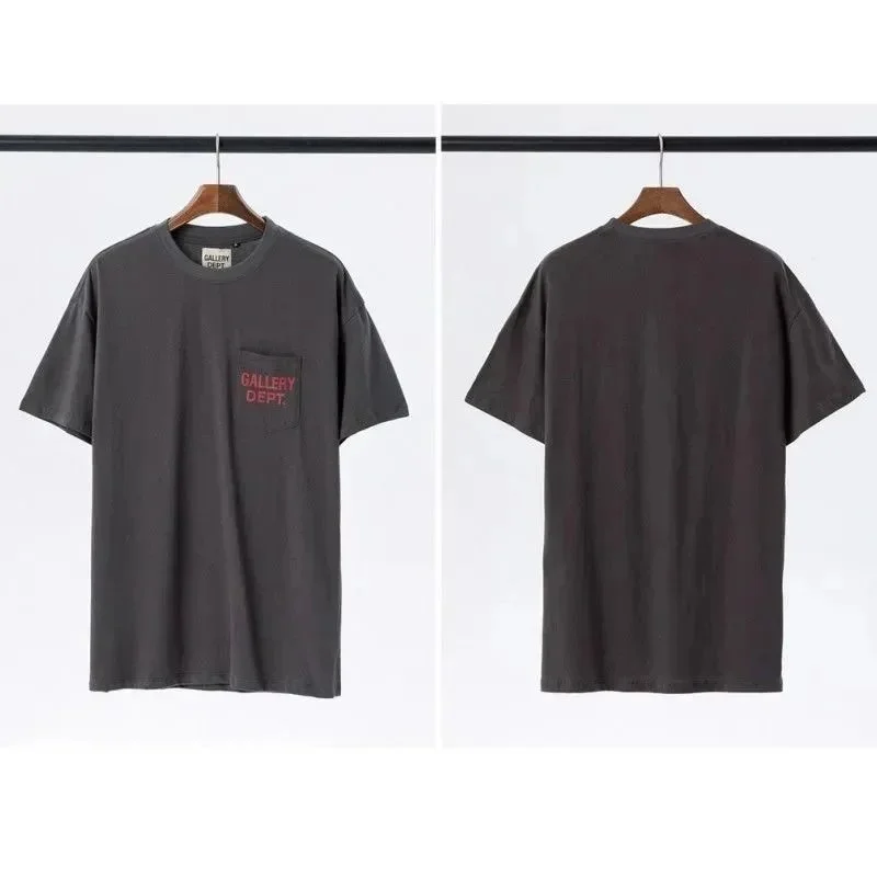 Gallery Dept. Gallery Dept. Art That Kills T-Shirt Dark Grey Solid T-Shirt Grey - 1
