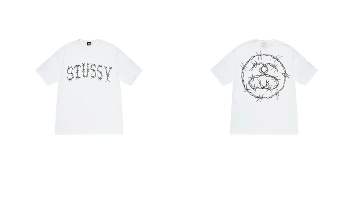 Stussy Stussy Basic Logo White T-Shirt White - 1