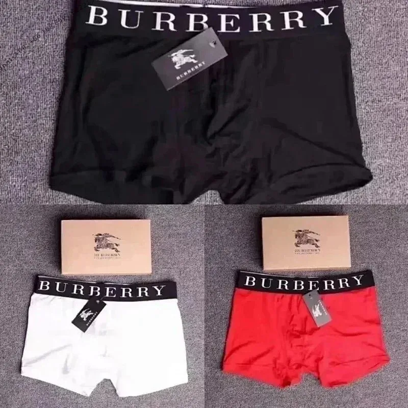 Burberry Burberry Black/White/Red A2 Boxer Shorts Black - 1