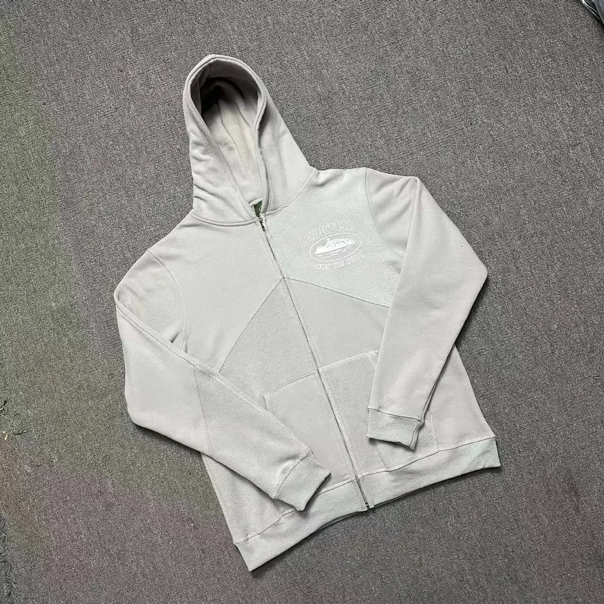 Other Unisex Light Grey Hoodie with Embroidered Logo Grey - 1