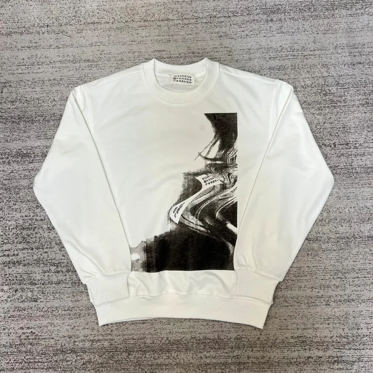 MM6 Maison Margiela MM6 Maison Margiela White/Black Sweatshirt White