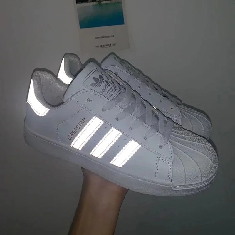 Adidas Adidas Superstar White Reflective Shell Toe Sneakers White