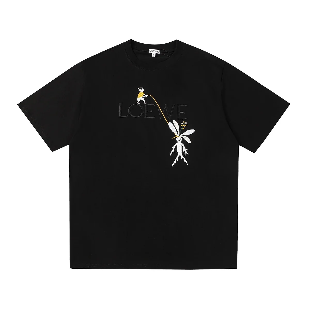 Loewe Loewe Bee & Dragonfly T-Shirt Black T-Shirts Black - 1