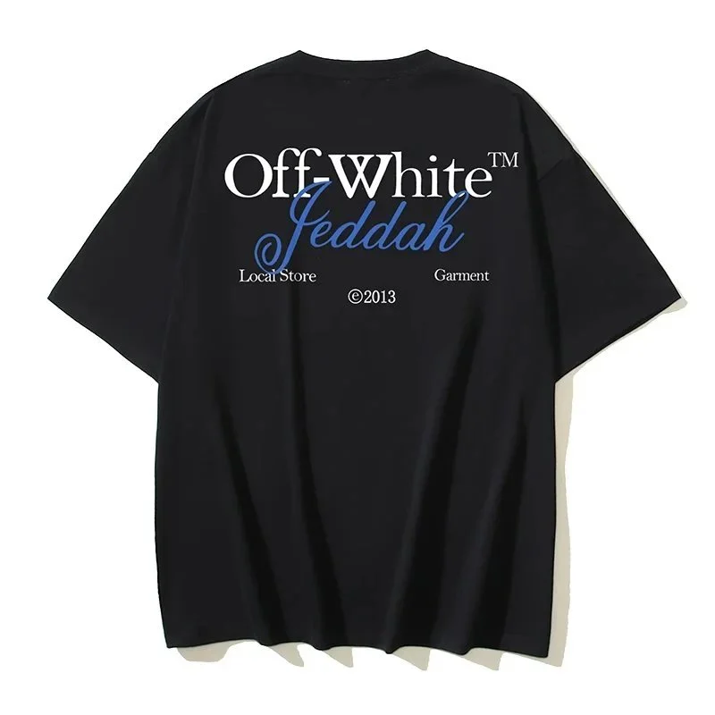 Off-White Off-White Off-93-02 Black T-Shirt Black - 1