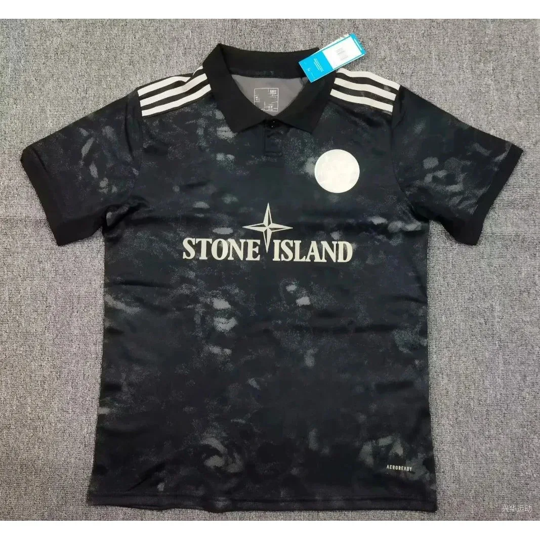 Stone Island Stone Island Shadow Project Black Camo Polo Shirt Black