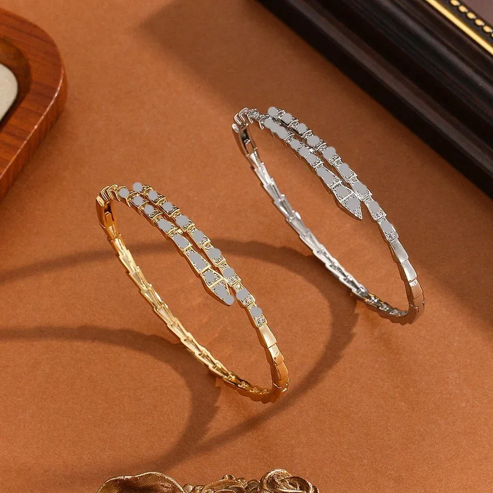 Other Silver Snake Bangle Bracelet Women's Jewelry Silver - 1