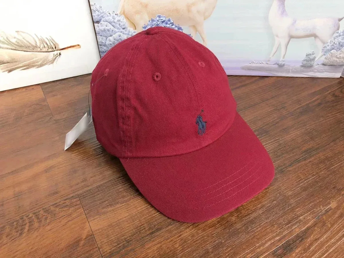 Polo Ralph Lauren Ralph Lauren Pony Cap Wine Red Headwear Red - 1