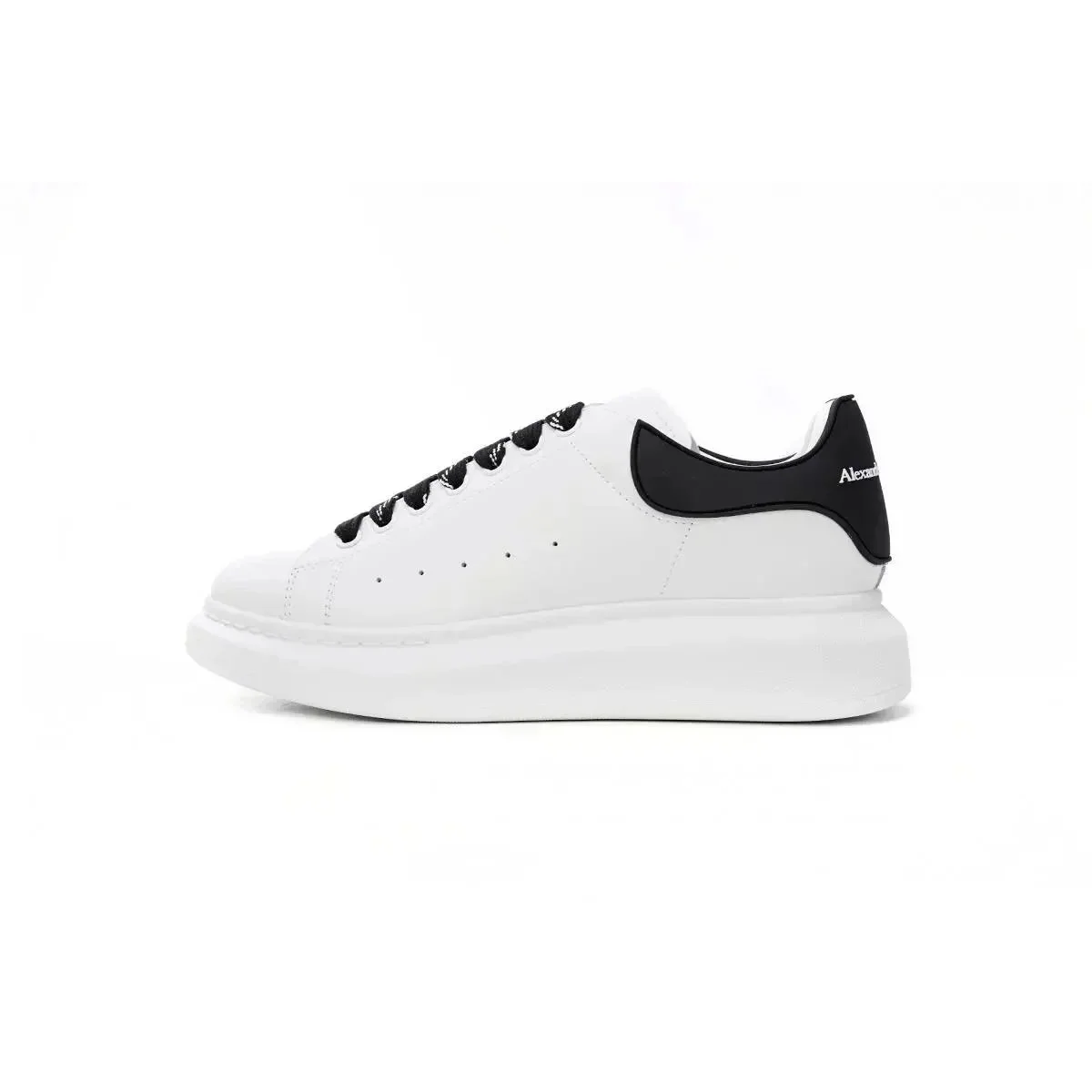 Alexander McQueen Alexander McQueen Tread Slick White Black Platform Sneakers White