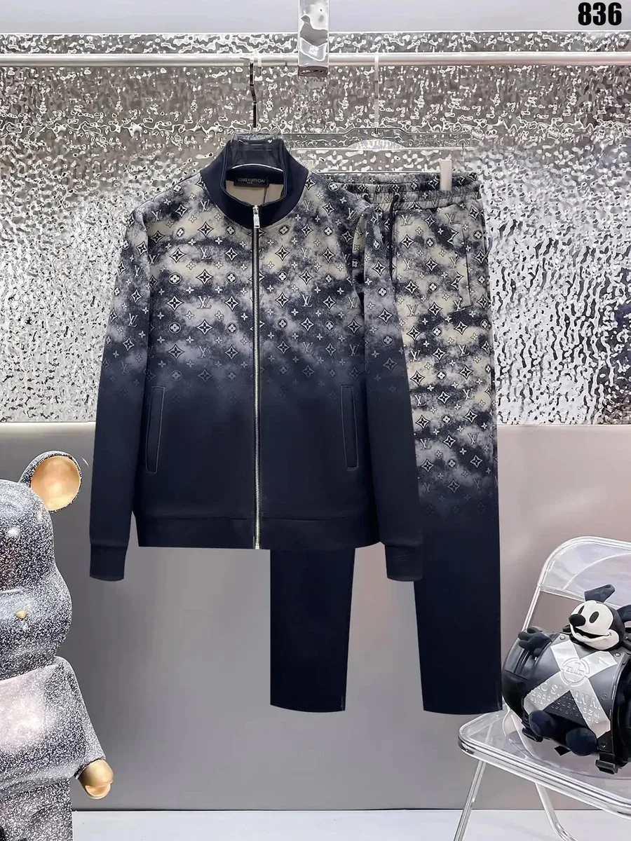 Louis Vuitton Louis Vuitton Monogram Tracksuit Set Black Gradient Black