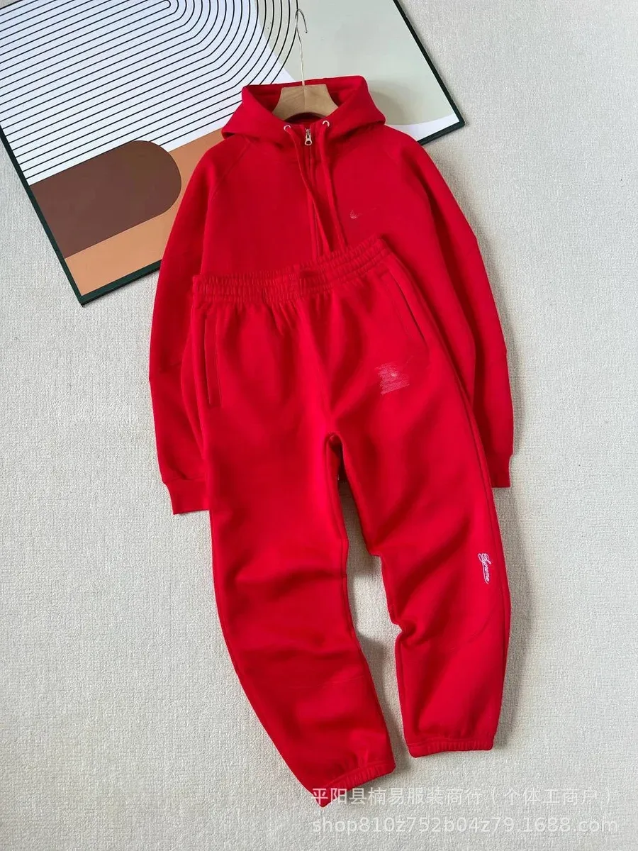 Nike Nike Red Tracksuit Set Red