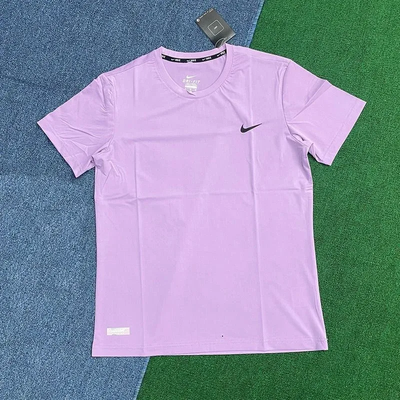 Nike Nike Dri-FIT T-Shirt Lilac Solid T-Shirt Purple - 1