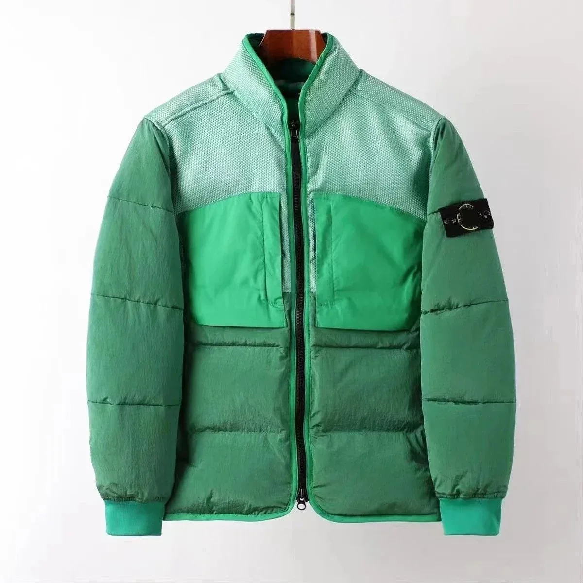Stone Island Stone Island Fluorescent Green Puffer Jacket Green