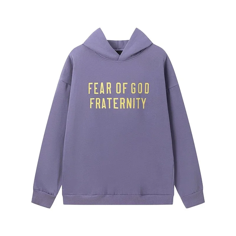 Fear of God Fear of God Essentials B-1 Purple Hoodie Purple - 1