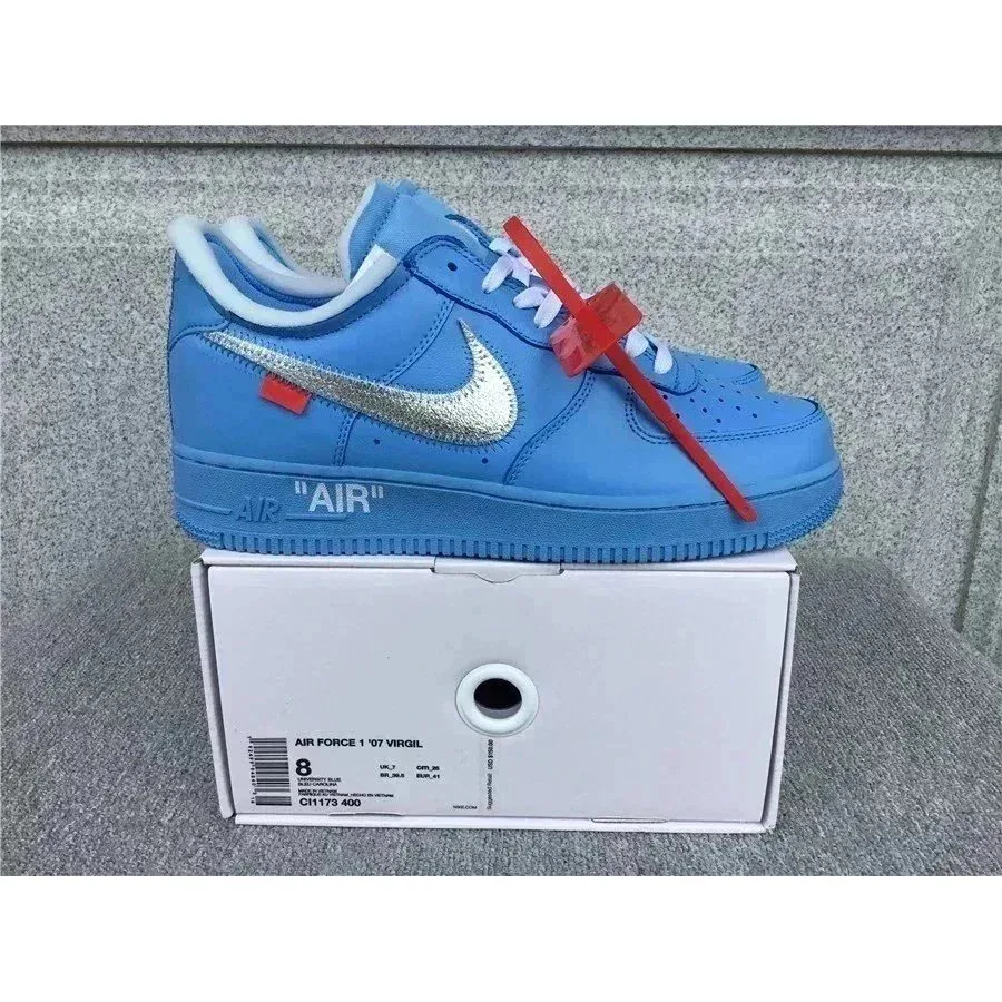 Nike Nike Air Force 1 Off-White 'University Blue' Sneakers Blue - 1