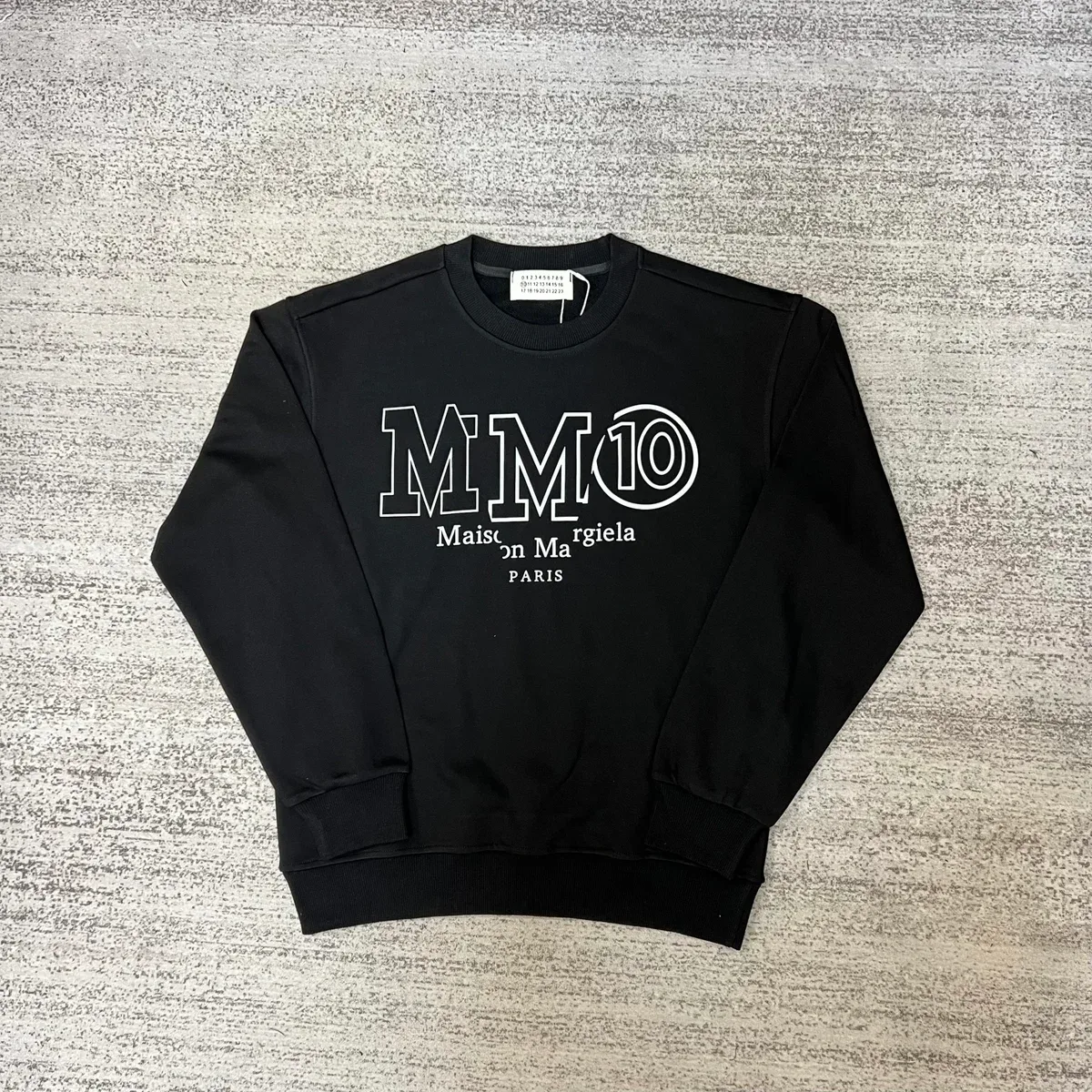 Maison Margiela Maison Margiela MM10 Black Crewneck Sweatshirt Black - 1