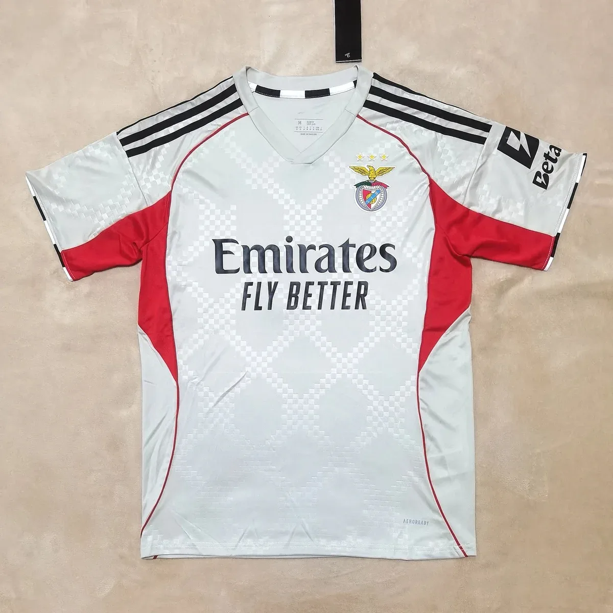 Adidas Adidas Benfica Away Jersey 2022/23 Soccer Shirt White - 1