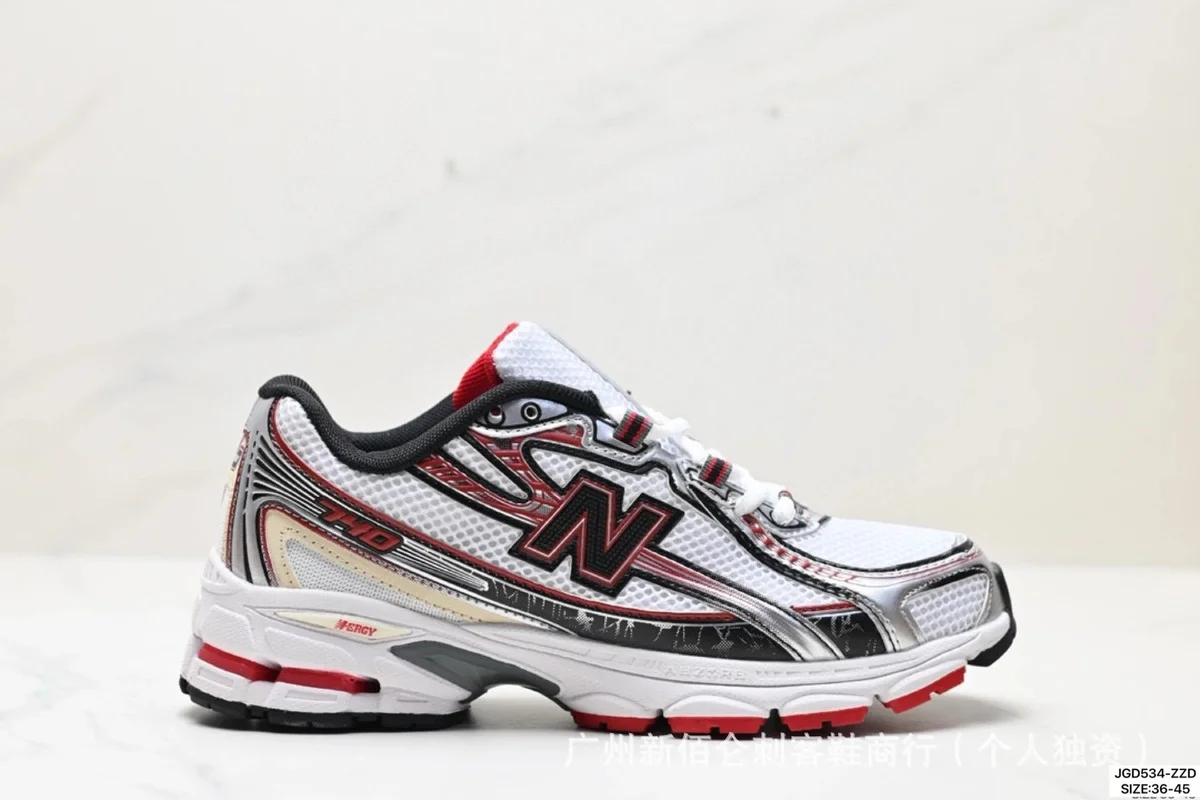 New Balance New Balance 1906 White/Red/Black Sneakers White