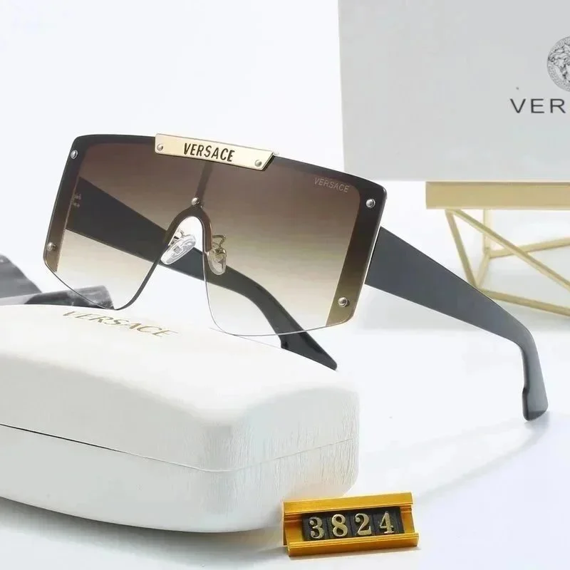 Versace Versace Shield Brown Gradient Sunglasses Black