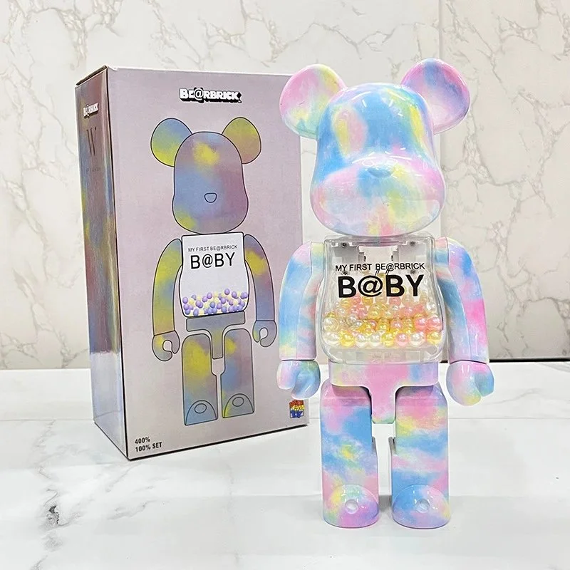 Medicom Toy Medicom Toy BE@RBRICK MY FIRST BE@RBRICK Cotton Candy Collectible Figure Multicolor - 1