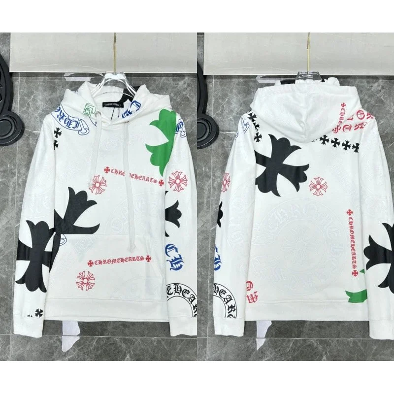 Chrome Hearts Chrome Hearts CH Cross White Hoodie White