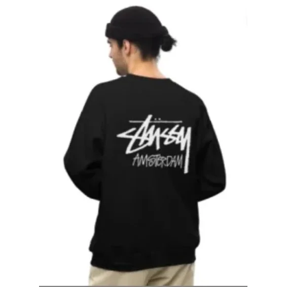 Stussy Stussy Stüssy Amsterdam Black Hoodie Black - 1