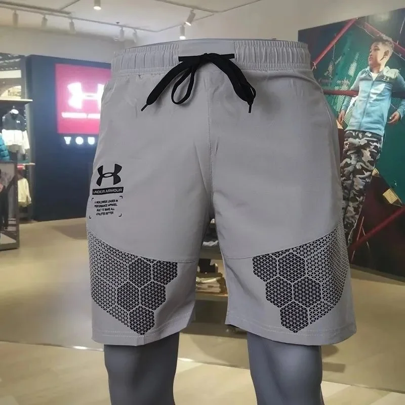 Under Armour Under Armour Grey/Black Training Shorts Grey - 1