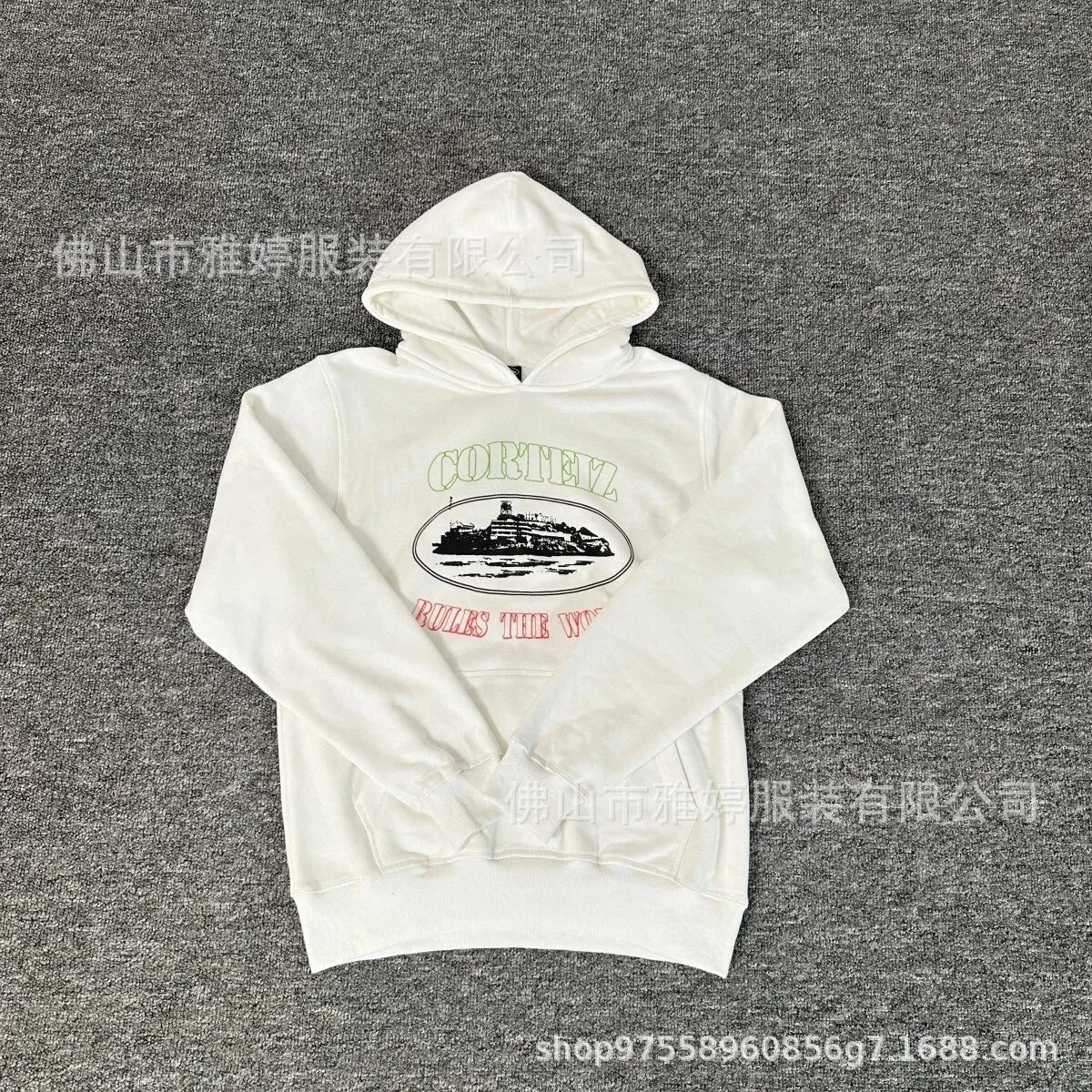 Other Unisex Cortez Rules the World Hoodie White White - 1
