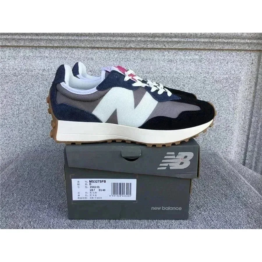 New Balance New Balance 327 Navy/White Sneakers Navy - 1
