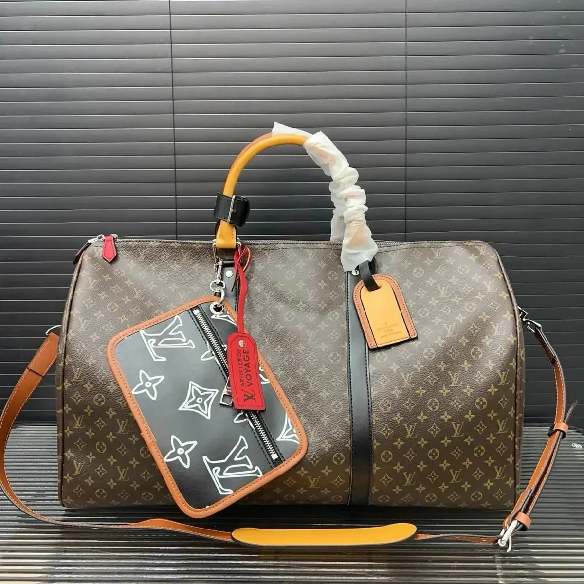Louis Vuitton Louis Vuitton Keepall Monogram Brown Duffel Bag Brown