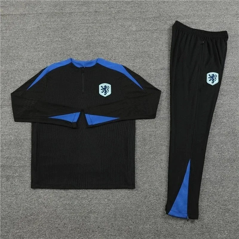 Other Black & Blue Netherlands Football Tracksuit Black - 1
